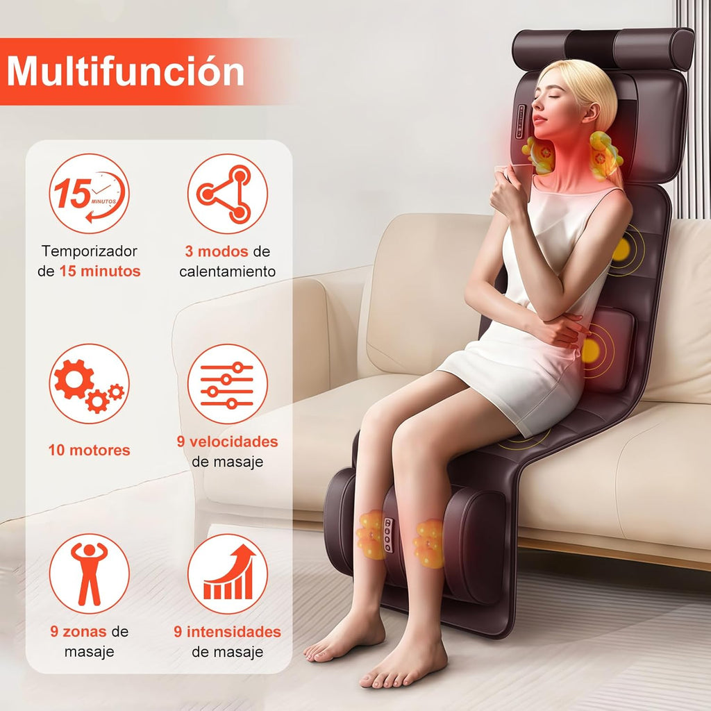 Massage Pro Colchoneta Masajeadora de Cuerpo Entero