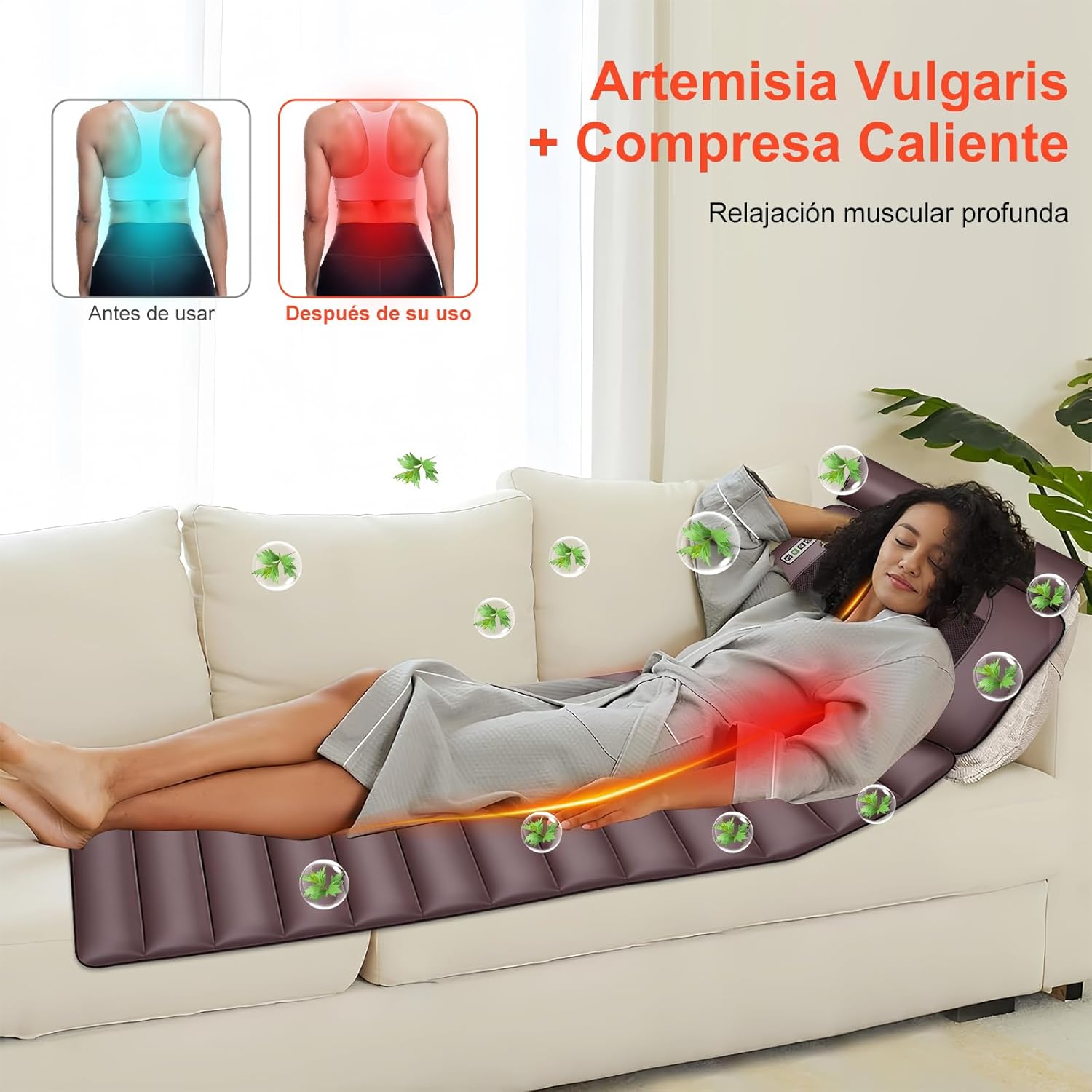 Massage Pro Colchoneta Masajeadora de Cuerpo Entero