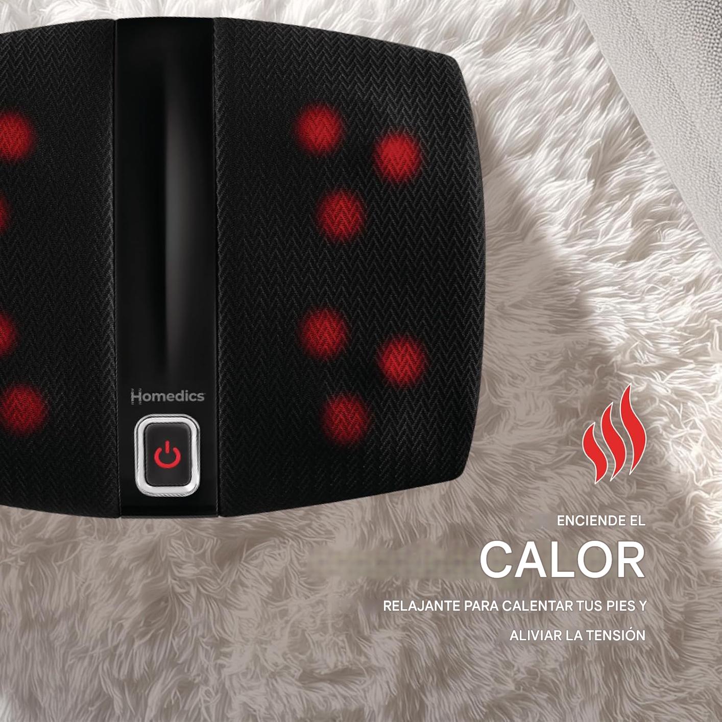 HoMedics Shiatsu Select - Masajeador de pies con calor, masajeador de pies Shiatsu con calor