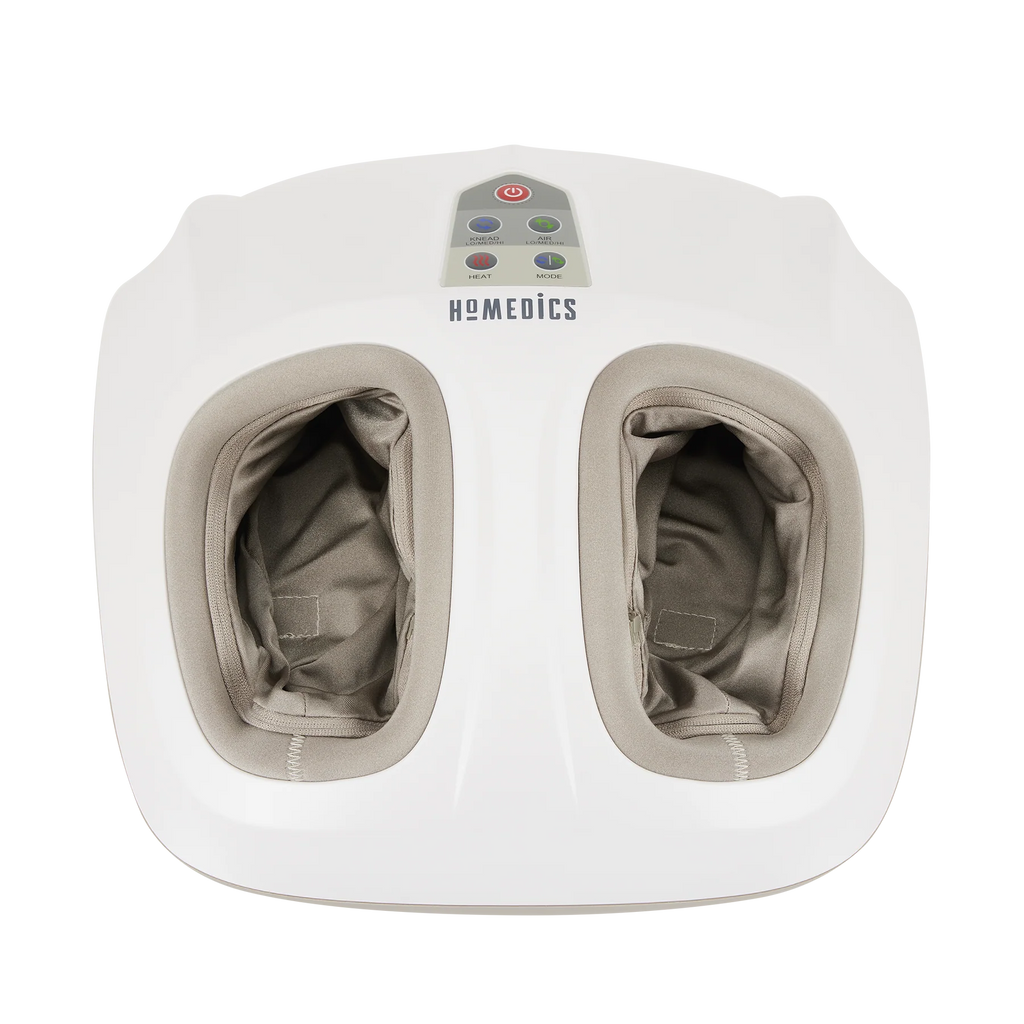 HoMedics Shiatsu Air 2.0 Masajeador de pies con calor y compresión de aire, 3 controles e intensidades personalizadas