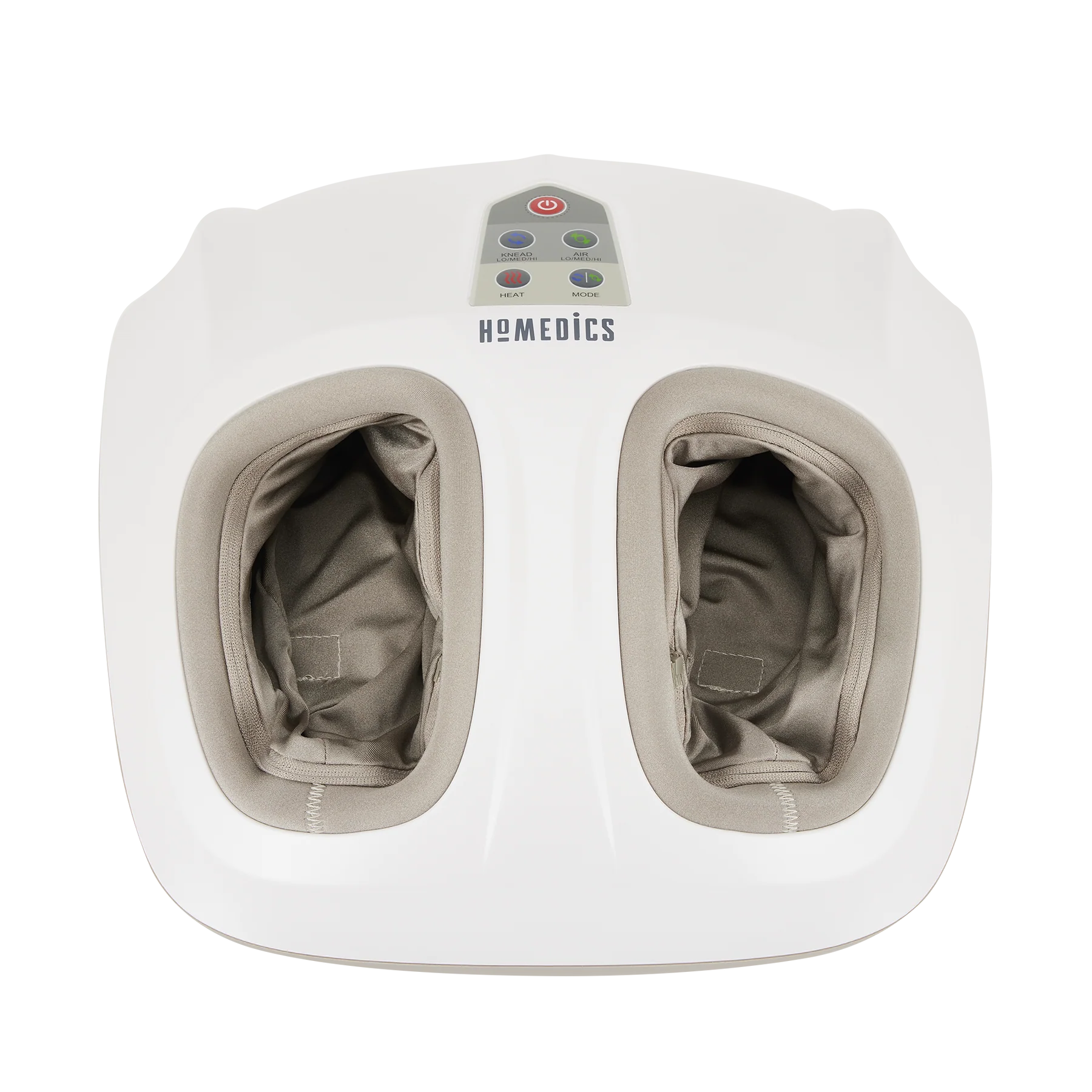 HoMedics Shiatsu Air 2.0 Masajeador de pies con calor y compresión de aire, 3 controles e intensidades personalizadas