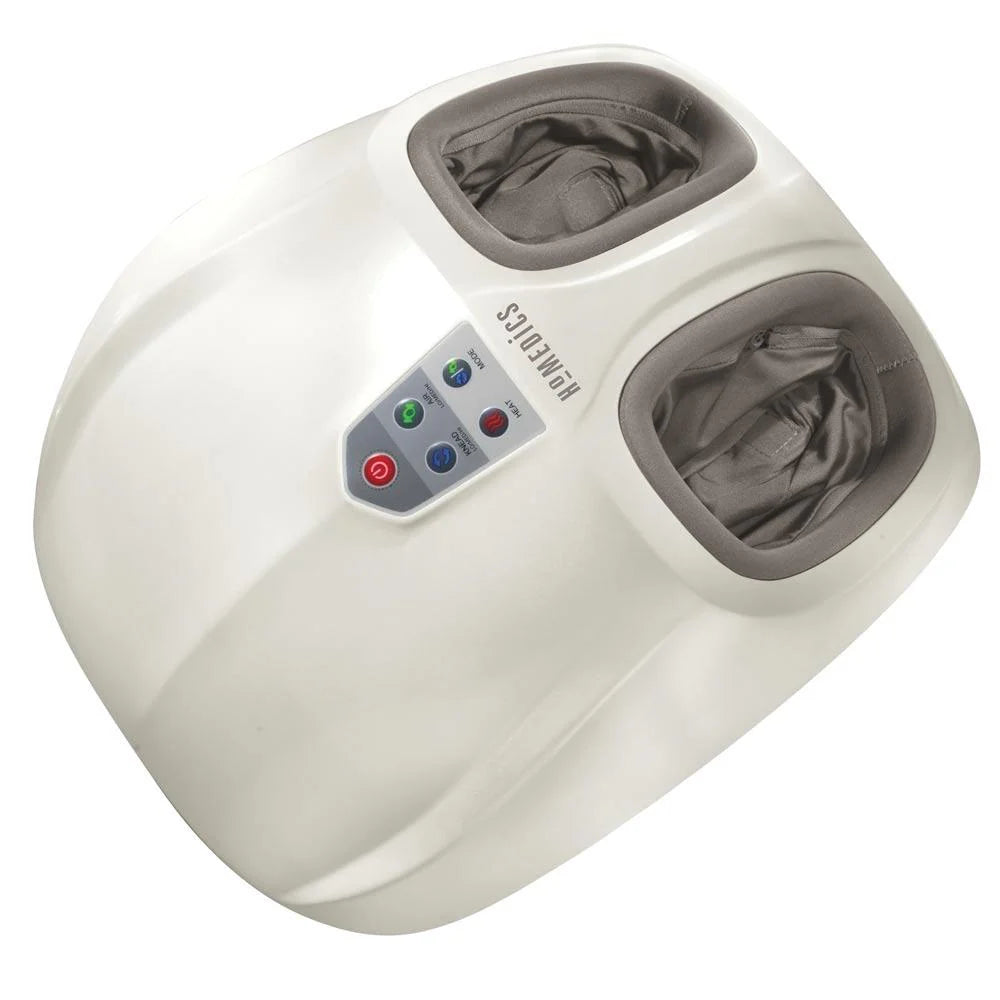 HoMedics Shiatsu Air 2.0 Masajeador de pies con calor y compresión de aire, 3 controles e intensidades personalizadas