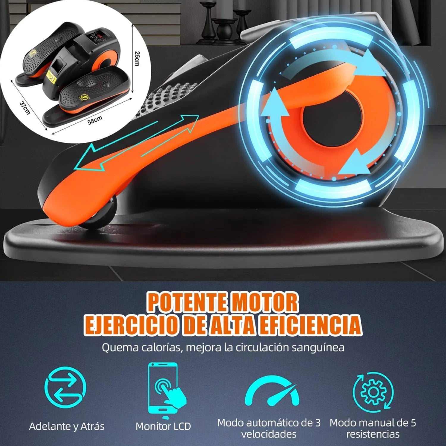 Pro MoveCycle Ejercitador de Piernas